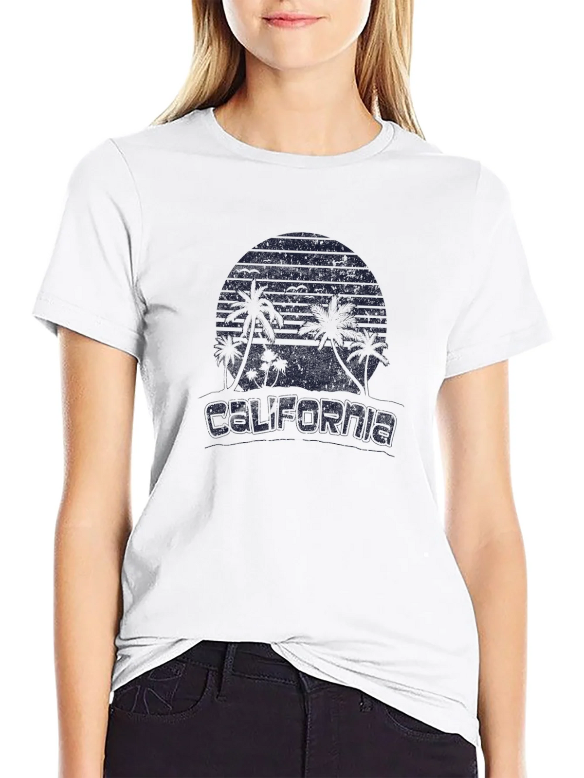 California Graphic T-Shirt - Black