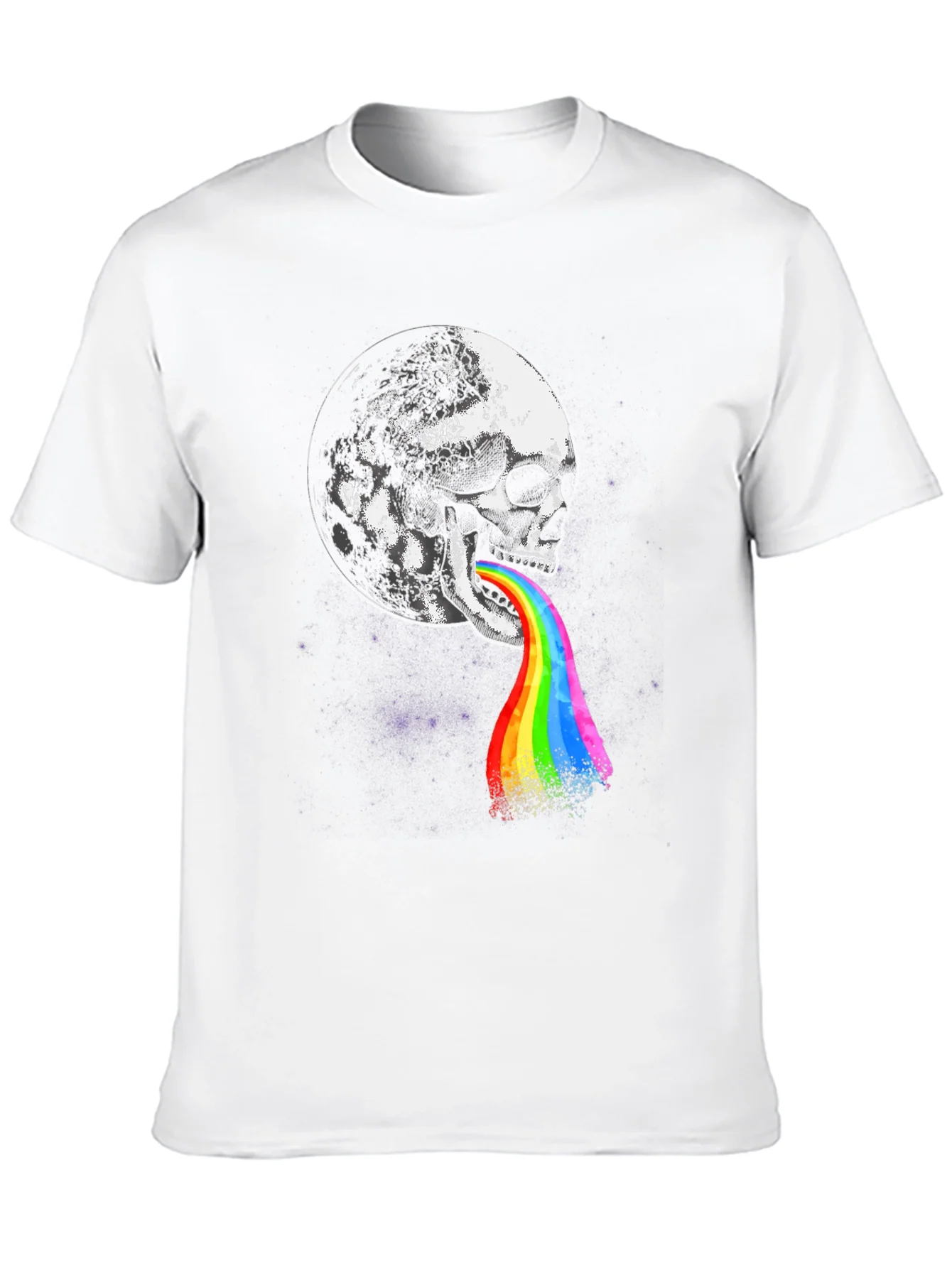 Skull Moon Rainbow T-Shirt