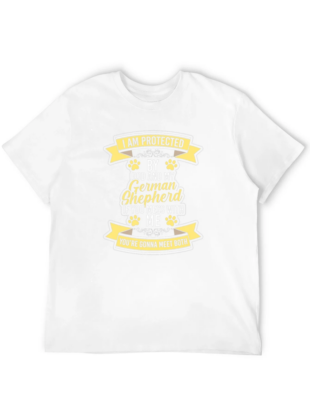 Protected by God and German Shepherd T-Shirt