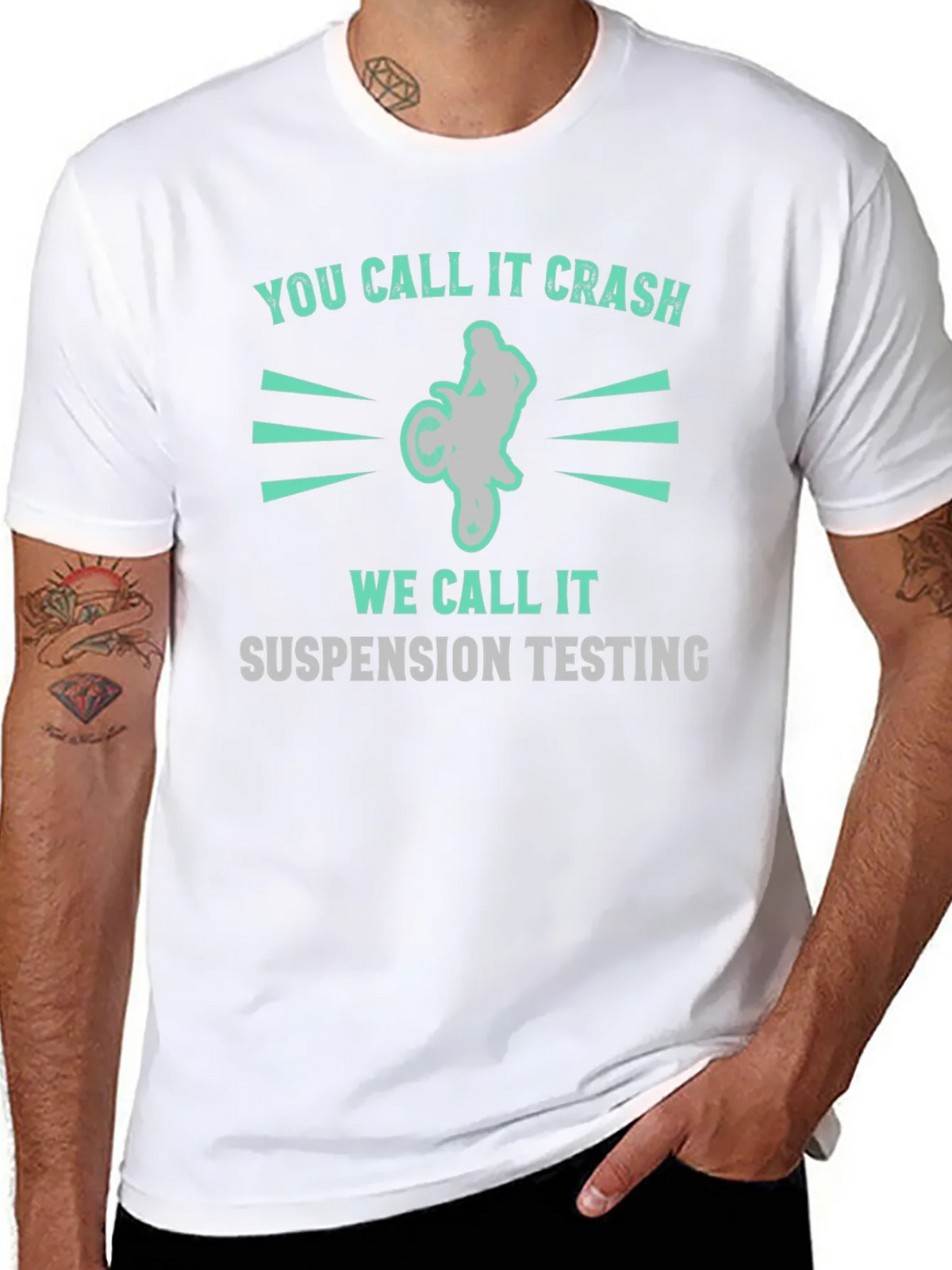 You Call It Crash Suspension Testing Funny Motocross T-Shirt