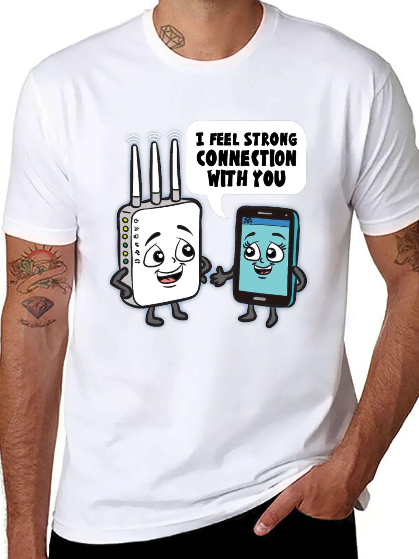 I Feel Strong Connection With You Graphic Tee
