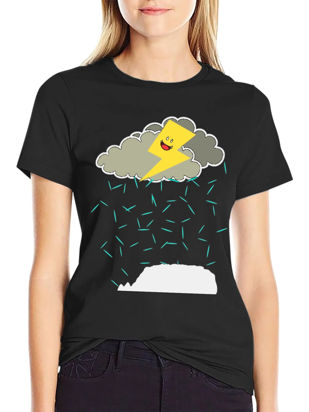 Funny Thunderstorm Graphic T-Shirt