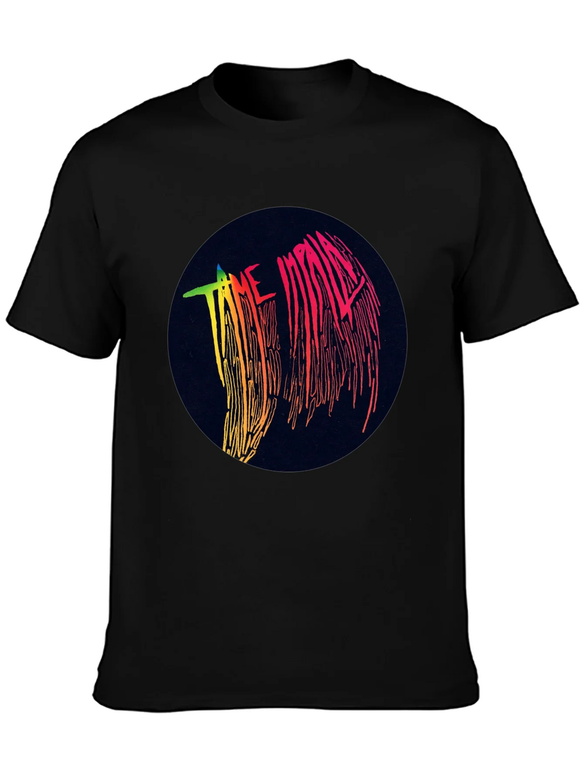 Tame Impala Graphic Black T-Shirt - Retro Style