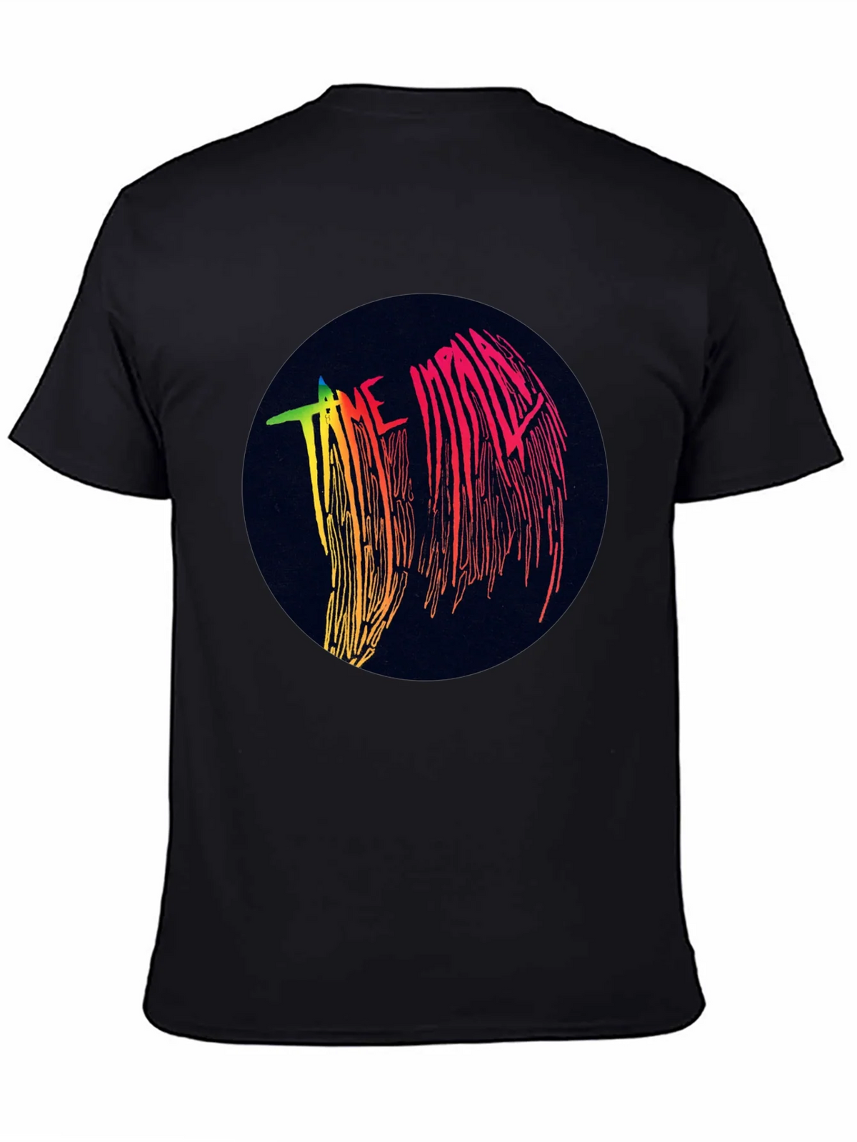 Tame Impala Graphic Black T-Shirt - Retro Style