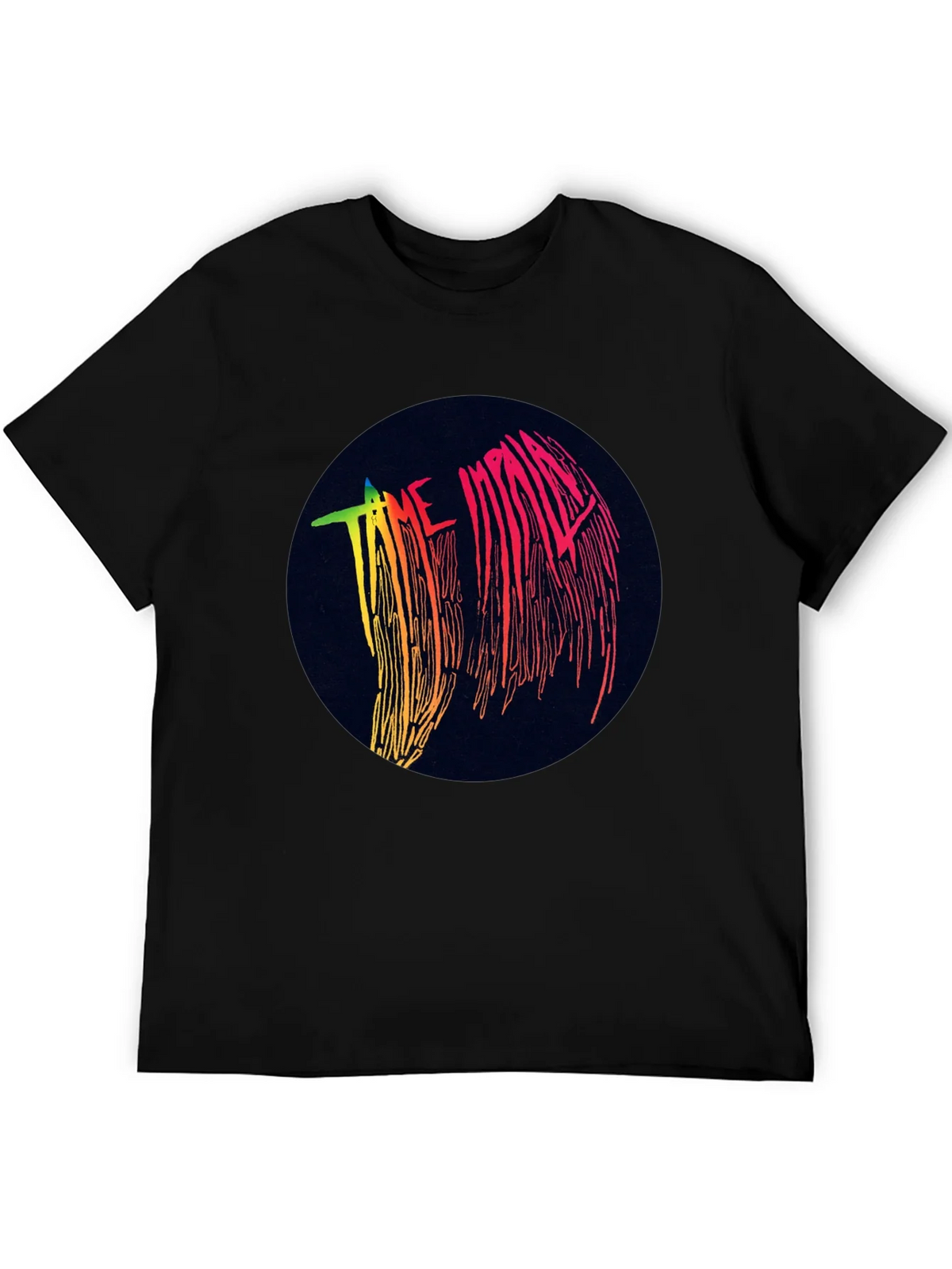 Tame Impala Graphic Black T-Shirt - Retro Style