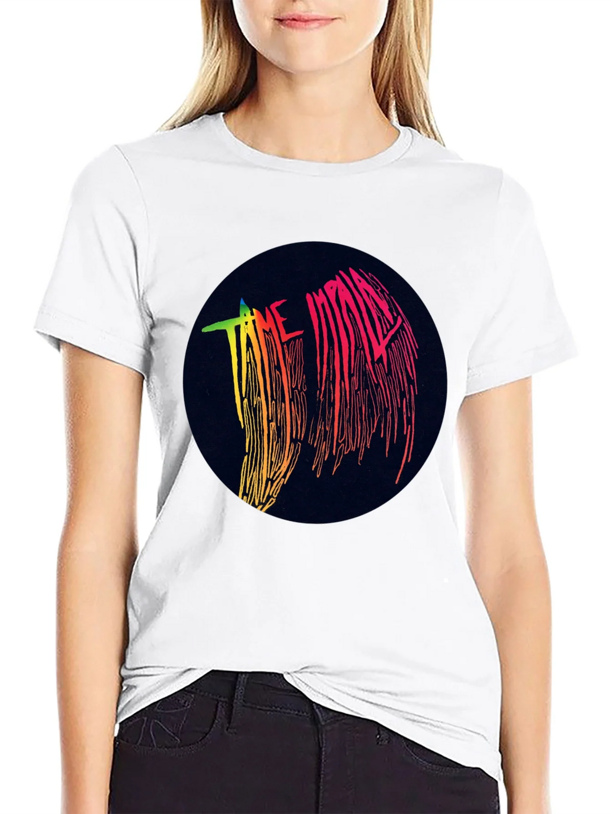 Tame Impala Graphic Black T-Shirt - Retro Style