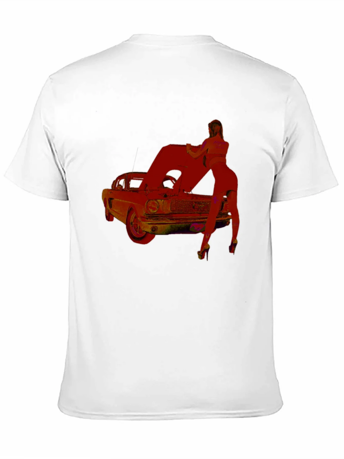 Classic Car Graphic T-Shirt - Black