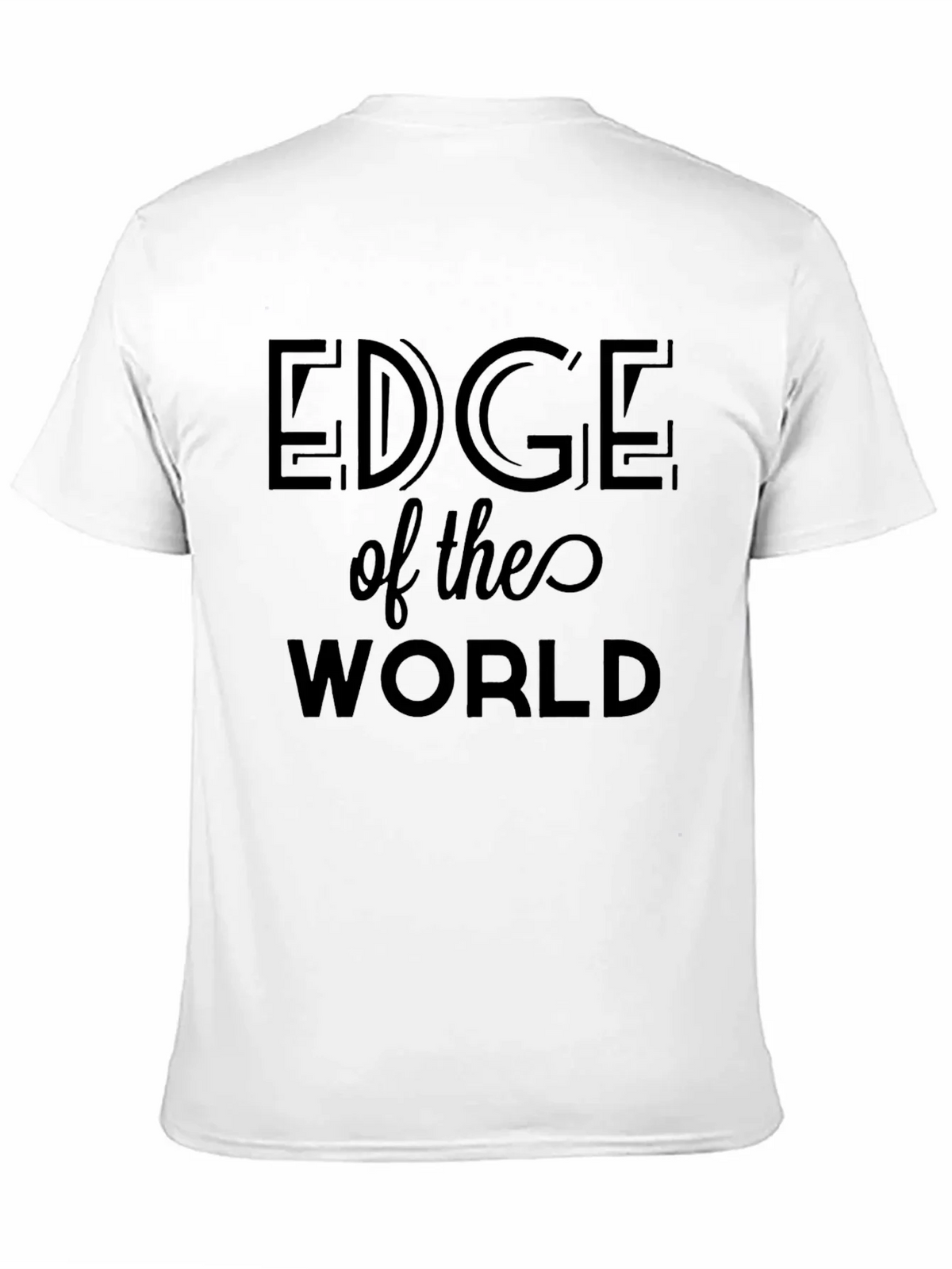 Edge of the World Black T-Shirt