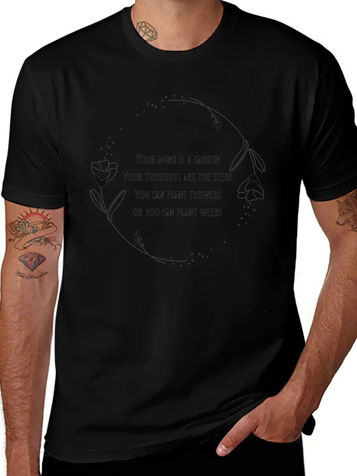 Mind Garden T-Shirt - Positive Thought Tee