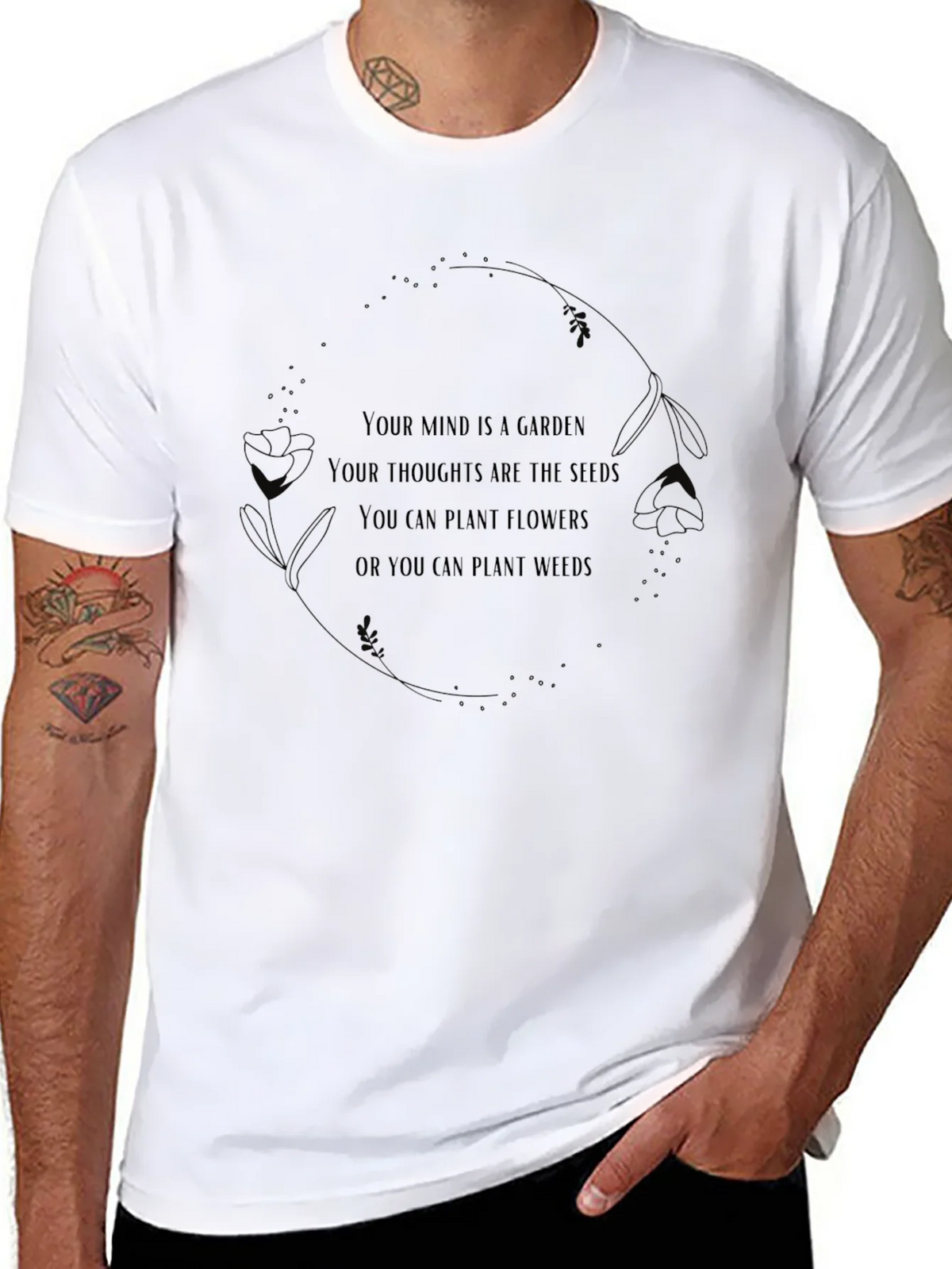 Mind Garden T-Shirt - Positive Thought Tee