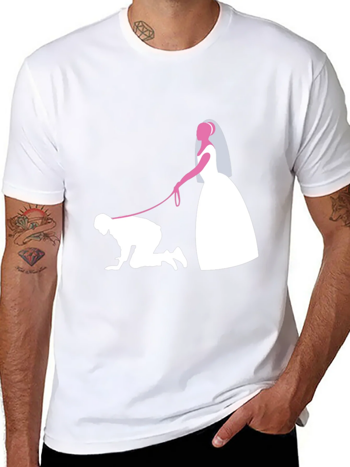 Bride & Groom Funny T-Shirt - Newlywed Humor