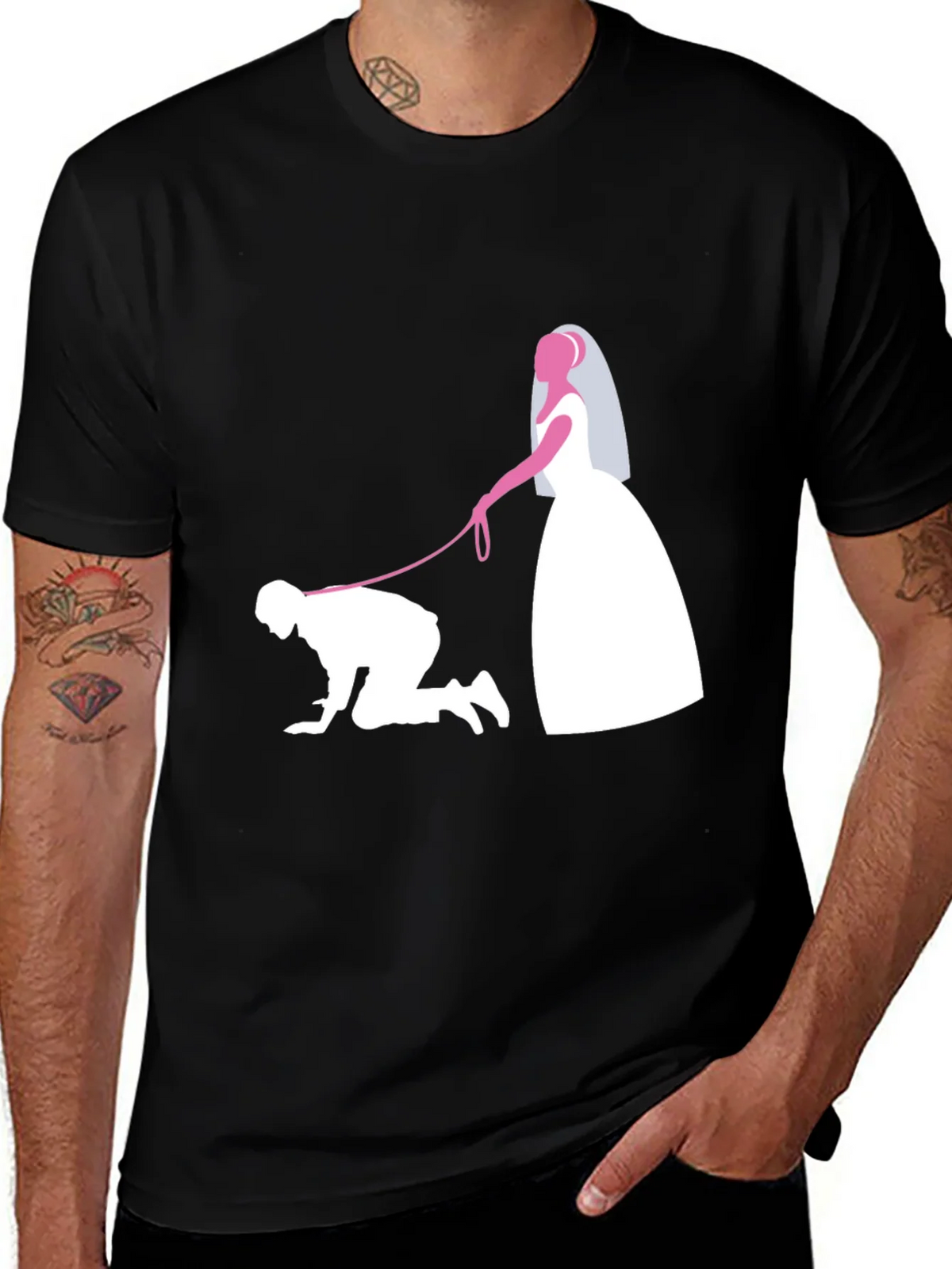 Bride & Groom Funny T-Shirt - Newlywed Humor