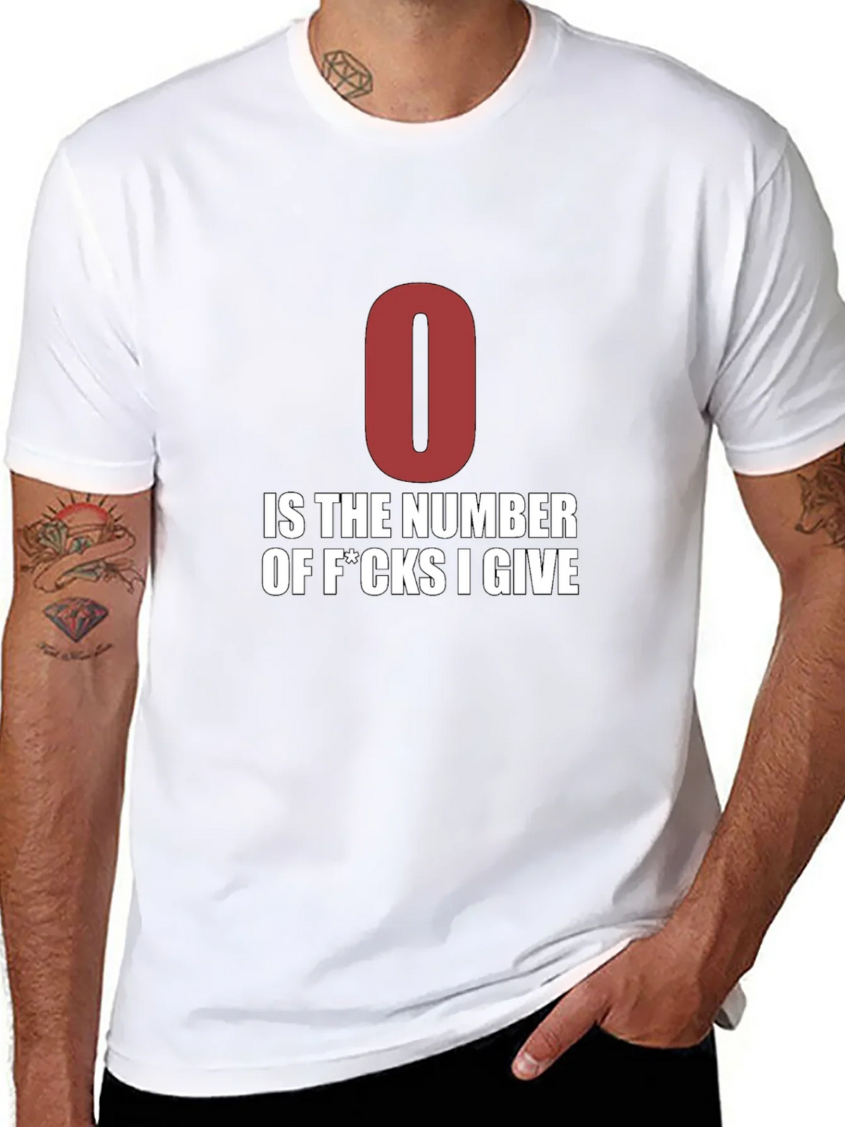 Zero F*cks Given Graphic Tee