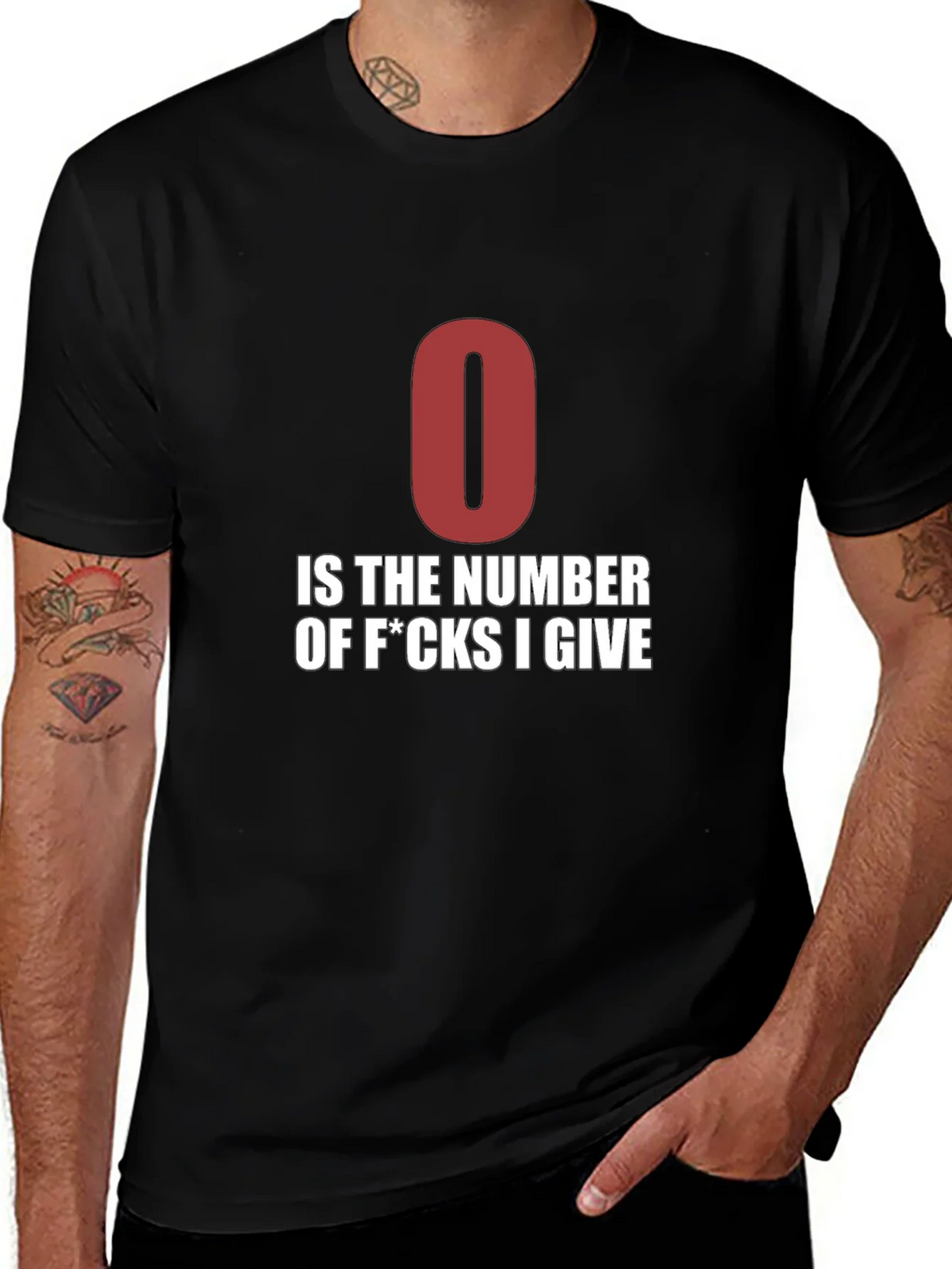 Zero F*cks Given Graphic Tee
